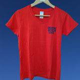 Red SAS Parent V-Neck T-Shirt