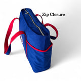 SAS Navy Tote Bag with Red Trimmings