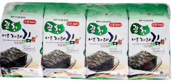 SING LONG SEASONED SEAWEED (PERILLA OIL LAVER)