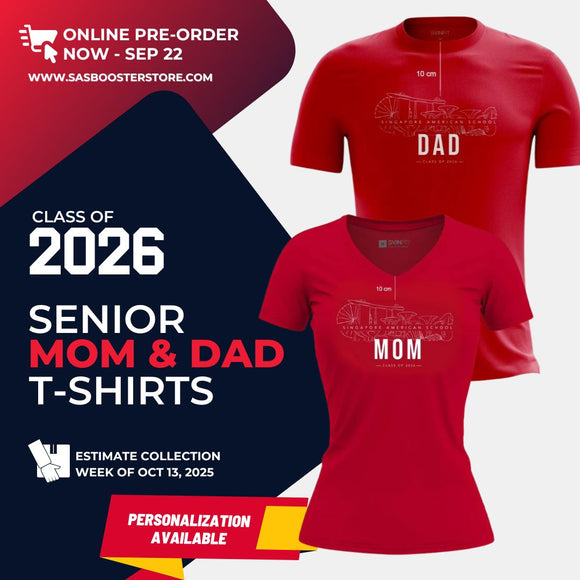 Class of 2026 Mom and Dad T-shirts