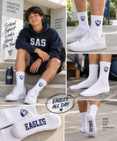 SAS White Ankle Socks