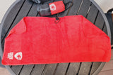 SAS sports towel with carabiner and pouch