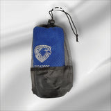 SAS sports towel with carabiner and pouch