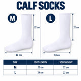 SAS White Calf Socks (22cm)