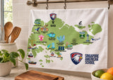 SG MAP TEA TOWEL