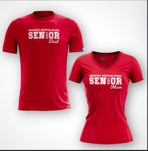 Senior Mom and Dad T-shirts - Class of 2024