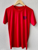 Red SAS Parent Round Neck T-Shirt