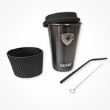 Stainless steel coffee mug set