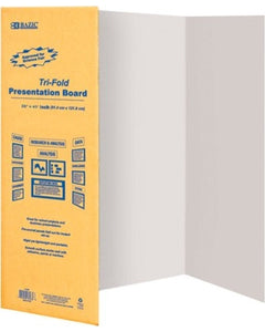 Tri-Fold Corrugated Presentation Board