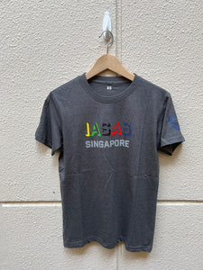 IASAS Grey T-Shirt (Mixed Cotton & Viscose)
